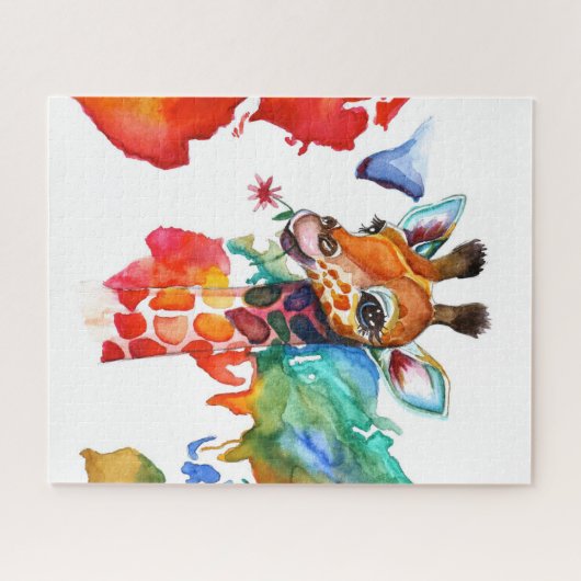 Giraffe Legpuzzel (Horizontaal)