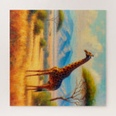 Giraffe Legpuzzel (Horizontaal)