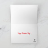 Giraffe Liefde Hart Valentijns Kaart (Binnen)