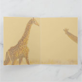 Giraffe Liefde Kaart (Binnen)