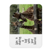 Giraffe Liefde... Magneet (Verticaal)