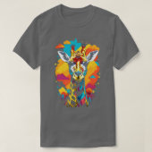 Giraffe liefhebber Gift T-shirt (Design voorkant)