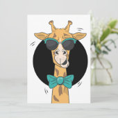 Giraffe Liefhebber Giraffe In Mijn Hart Kaart (Staand voorkant)