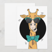 Giraffe Liefhebber Giraffe In Mijn Hart Kaart (Voorkant / Achterkant)