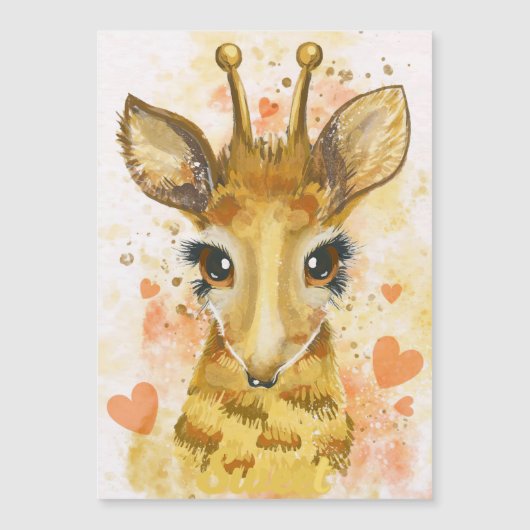 Giraffe Liefhebber Lieve Giraffe (Voorkant)