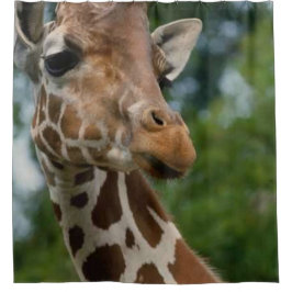 Giraffe liefhebbers Art douchegordijn