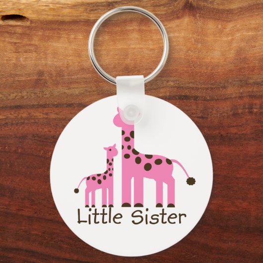 Giraffe Little Sister Sleutelhanger (Voorkant)