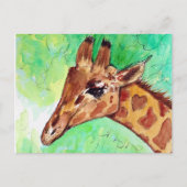 Giraffe Love Briefkaart (Voorkant)
