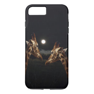 Giraffe Love in the Moonlight Case-Mate iPhone Case
