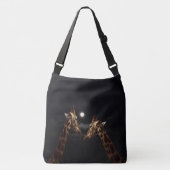 Giraffe Love in the Moonlight Crossbody Tas (Voorkant)