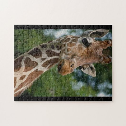 Giraffe Love Legpuzzel (Horizontaal)