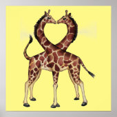Giraffe Love poster (Voorkant)