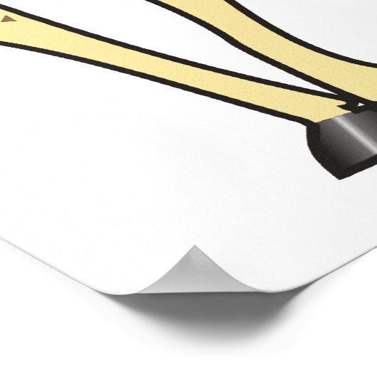 Giraffe Love Poster (Hoek)