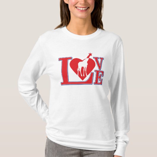 Giraffe Love T-shirt (Voorkant)