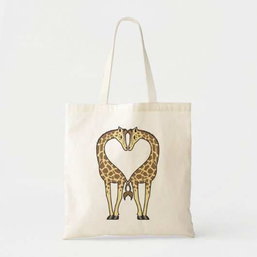 Giraffe Love Tote Bag (Voorkant)