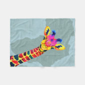 Giraffe Lover Baby Giraffe Peekaboo Fleece Deken (Voorkant (Horizontaal))