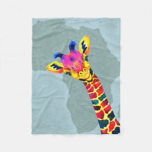 Giraffe Lover Baby Giraffe Peekaboo Fleece Deken
