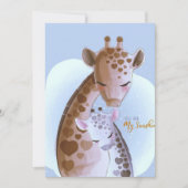 Giraffe Lover Cute Giraffes Bedankkaart (Voorkant)