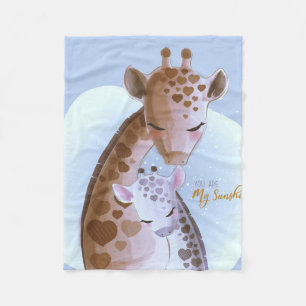 Giraffe Lover Cute Giraffes Fleece Deken