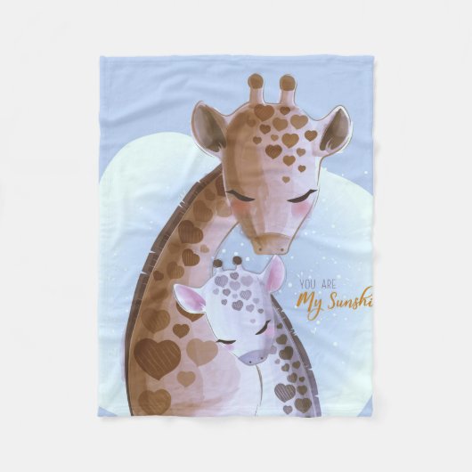 Giraffe Lover Cute Giraffes Fleece Deken (Voorkant)