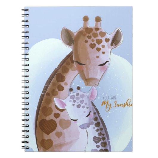 Giraffe Lover Cute Giraffes Notitieboek (Voorkant)