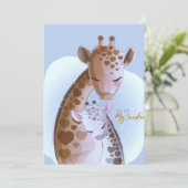 Giraffe Lover Cute Giraffes Programmakaart (Staand voorkant)