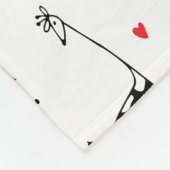 Giraffe Lover - Fleece Blanket Deken (Hoek)