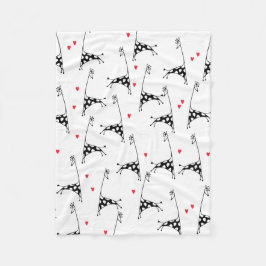 Giraffe Lover - Fleece Blanket Deken