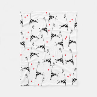 Giraffe Lover - Fleece Blanket Deken
