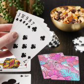 Giraffe Lover Giraffe Pastel Roze Pokerkaarten (Insitu)