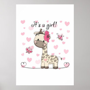 Giraffe Lover Het is een Giraffe voor meisjes Poster