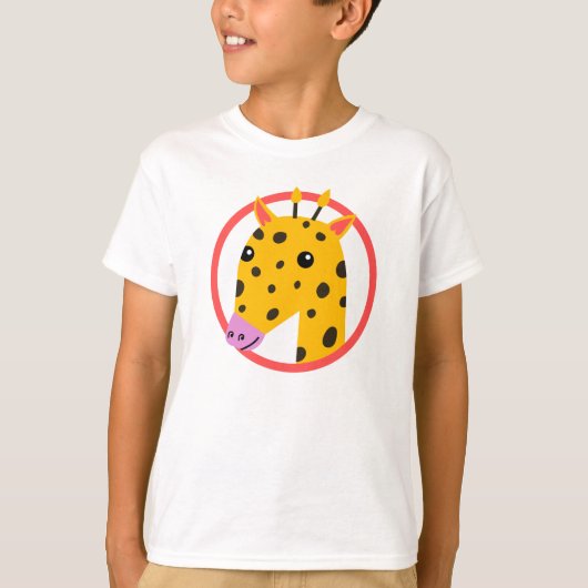 Giraffe 🦒 lover kinder T shirt (Voorkant)