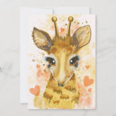 Giraffe Lover Lovely Giraffe Bedankkaart (Voorkant)