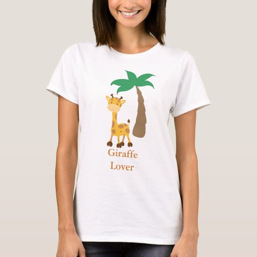Giraffe Lover T-shirt (Voorkant)