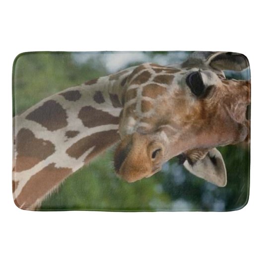 Giraffe Lovers Art Badmat (Voorkant)