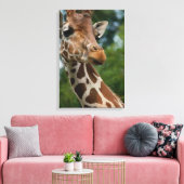 Giraffe Lovers Art Canvas Afdruk (Insitu (Woonkamer))