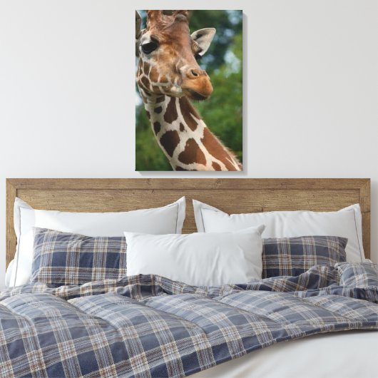 Giraffe Lovers Art Canvas Afdruk (Insitu (Slaapkamer))