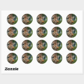 Giraffe Lovers Art Gifts Ronde Sticker (Vel)