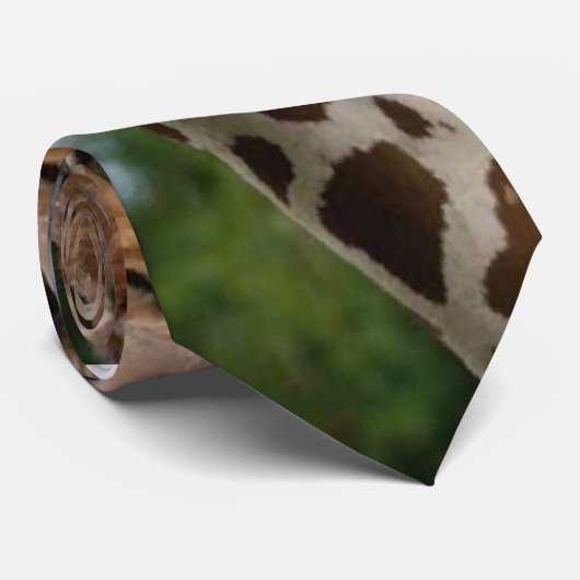 Giraffe Lovers Art Gifts Stropdas (Opgerold)