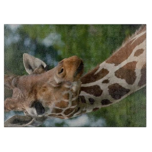 Giraffe Lovers Art Snijplank (Voorkant)