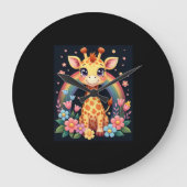 Giraffe Lovers T-shirt Grote Klok (Voorkant)