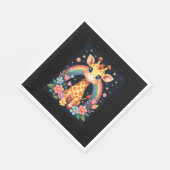 Giraffe Lovers T-shirt Servet (Hoek)