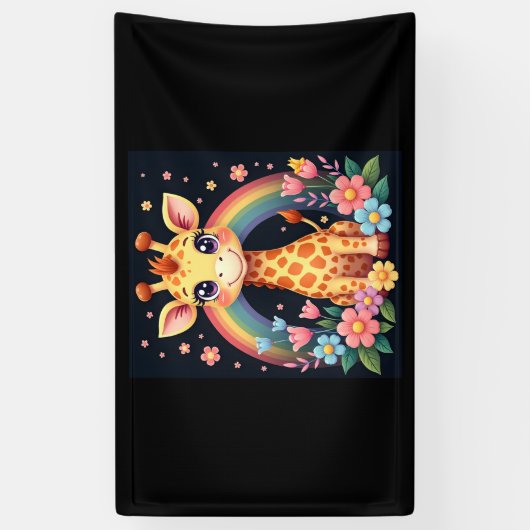 Giraffe Lovers T-shirt Spandoek (Verticaal)