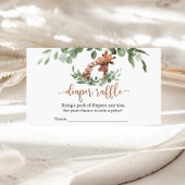 Giraffe Luier Raffle Baby shower Behuizing Kaart