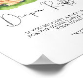 Giraffe - Luierloterij Poster (Hoek)