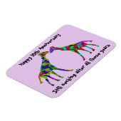 Giraffe Luv 10e Jubileum magneet (Linkerzijde)