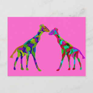 Giraffe Luv Briefkaarten