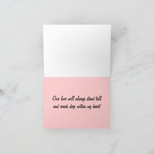 Giraffe Luv-Jubileum Kaart (Binnen)