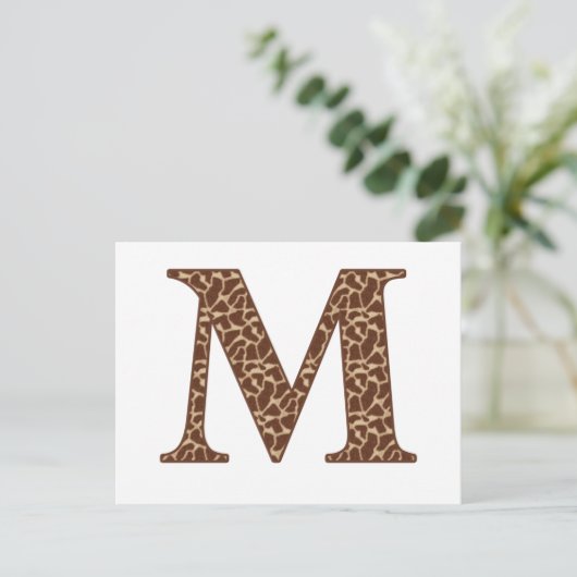 GIRAFFE M BRIEFKAART (Staand voorkant)