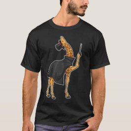 Giraffe Magician Toverstaf T-shirt